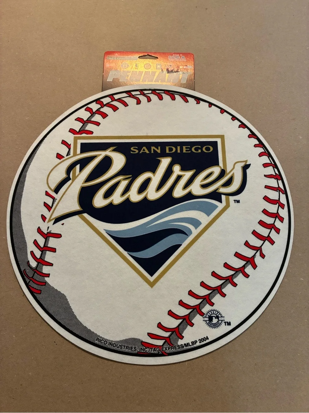 San Diego Padres Baseball Wall Decor - Pennant 14.75” Circumference